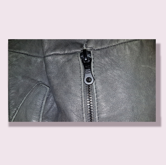 G-STAR RAW Lara Cropped Biker Jacket (Lambskin Leather) - Picture 5 of 10
